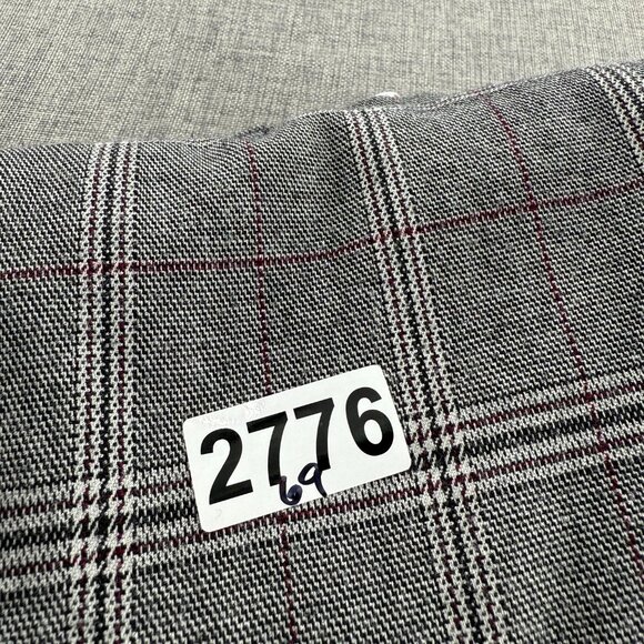 Speechless Plaid Pants Flare Gray Junior 9 Low Rise Office, School, Business Wea - Picture 14 of 14